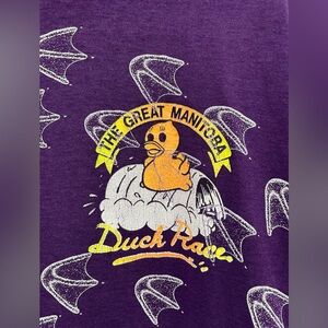 Vintage “The Great Manitoba Duck Race” Single Stitch Tee/Screen Stars Best, XL